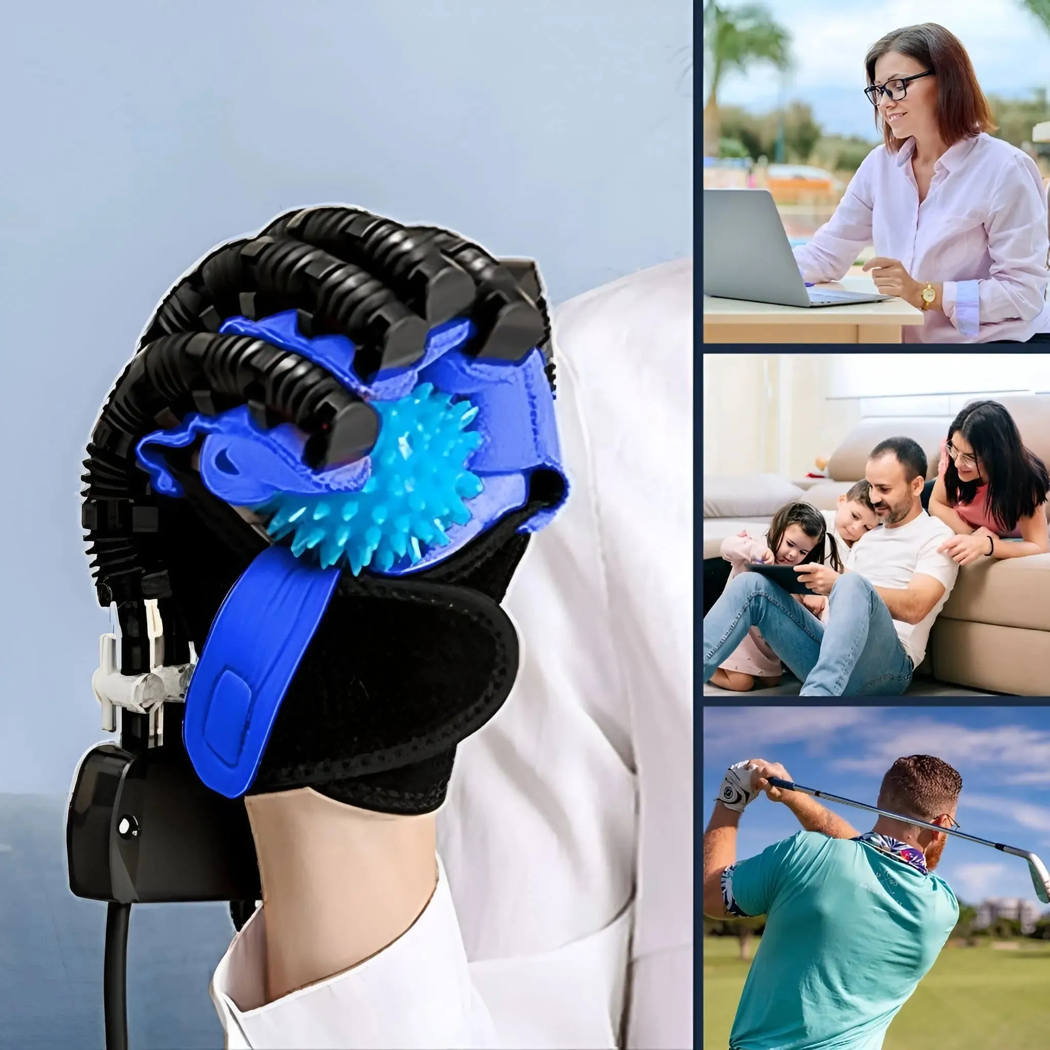 Advanced Rehabilitation Robot Gloves - Device Finger Exerciser For Stroke Patients