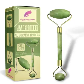 Anti-Aging Natural Stone Jade Roller with Noiseless Double Heads for Face Massage Skin Slimming Relaxation Beauty Health Skincare