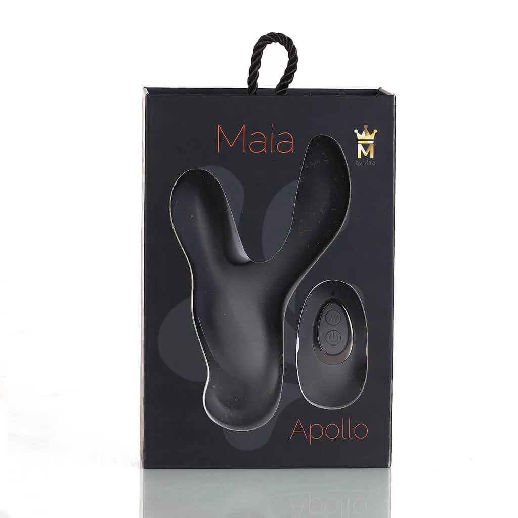 APOLLO PROSTATE MASSAGER DARK GREY RECHARGEABLE