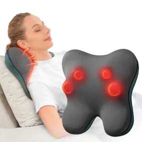 Bob and Brad EZBack Neck Back Massager Shiatsu Back Massager with Heat for Pain Relief Deep Tissue for Shoulder & Leg Pain Relief Deep Tissue, Massage Pillow for Full Body, Gifts for Men Women