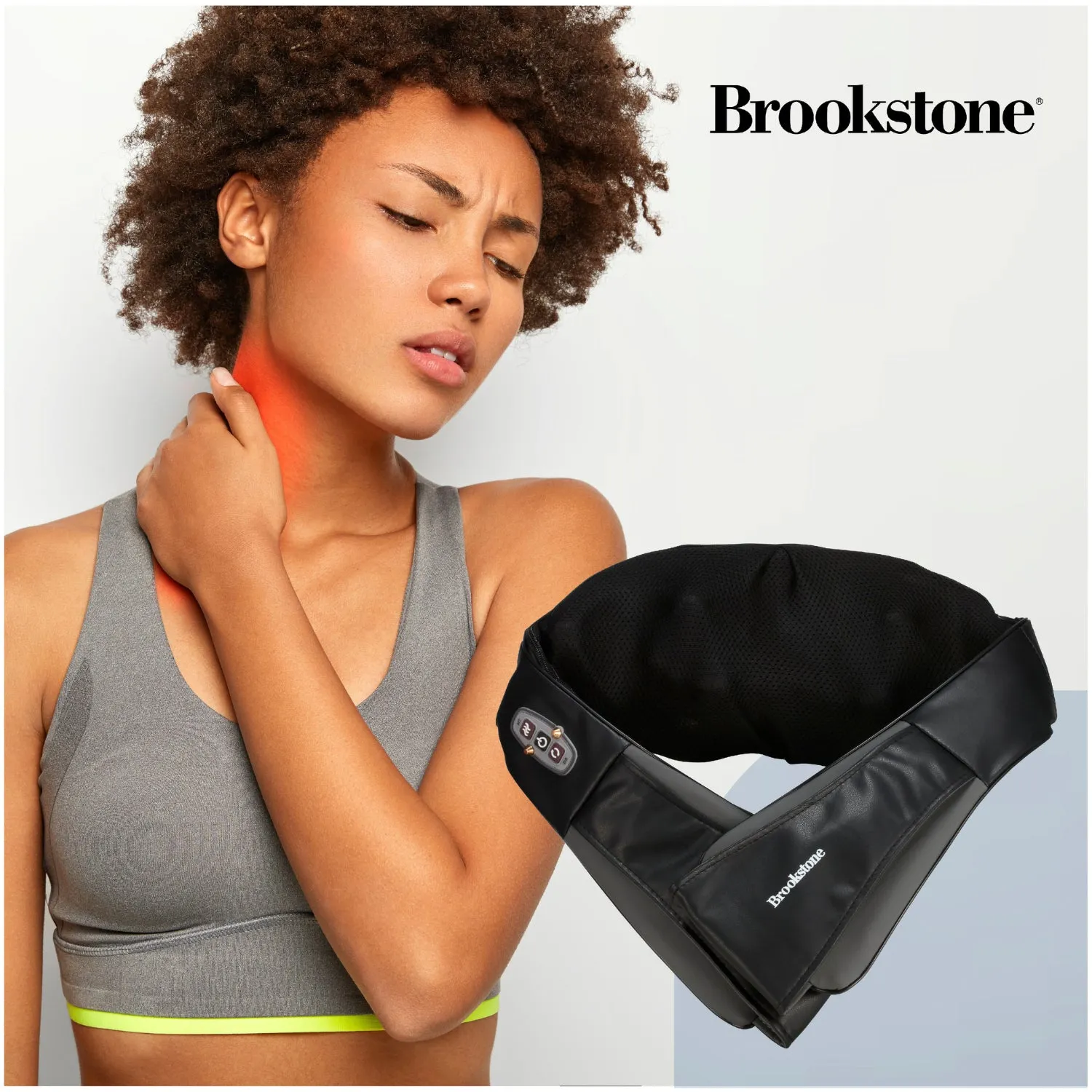 Brookstone x Christian McCaffrey - Shiatsu Neck & Shoulder Massager