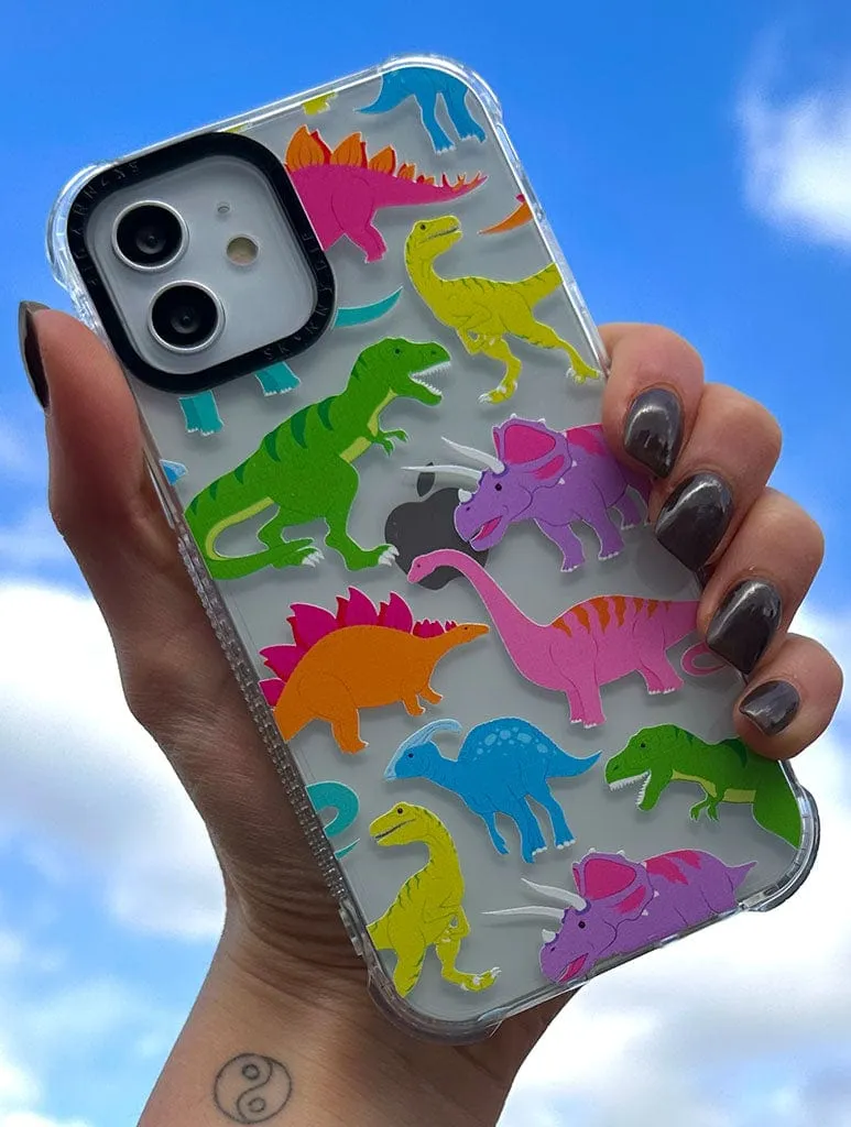 Colourful Dino Shock iPhone Case