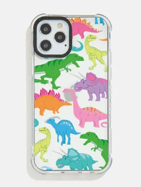 Colourful Dino Shock iPhone Case