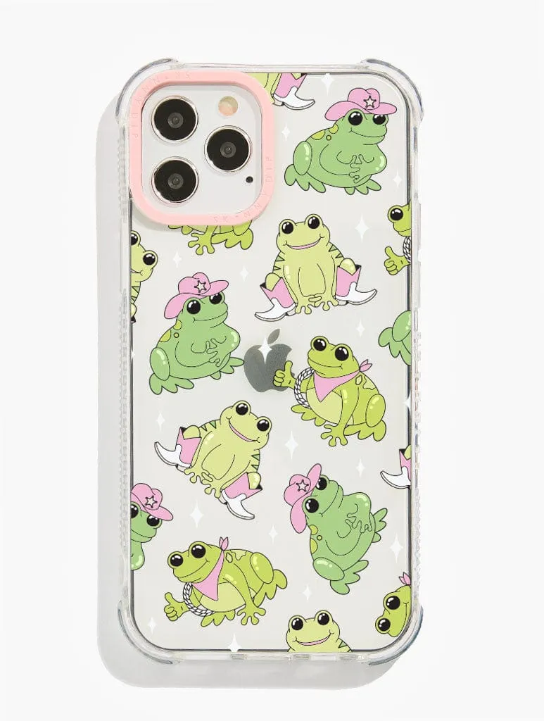 Cowboy Frog Shock iPhone Case