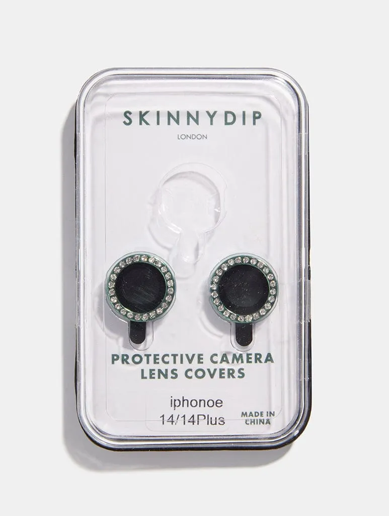 Diamante Protective Camera Lens Cover - Green