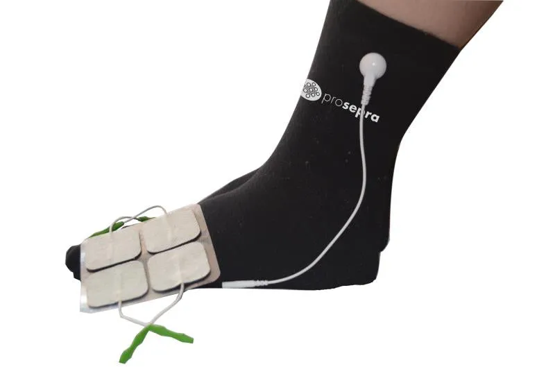 DL003-C Prospera electronic pulse massager refill socks (one pair), cables, 4 refill pads