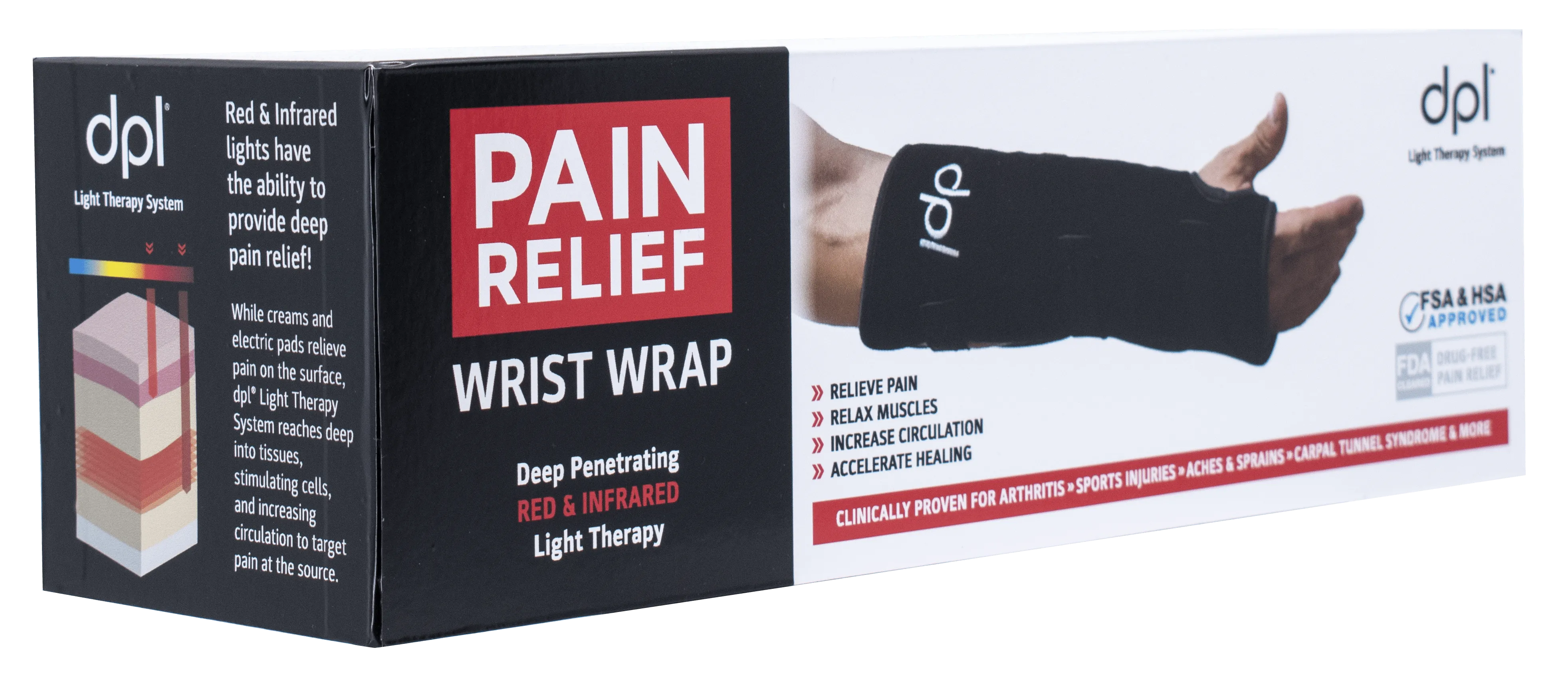 DPL Red Light Therapy Wrist Wrap