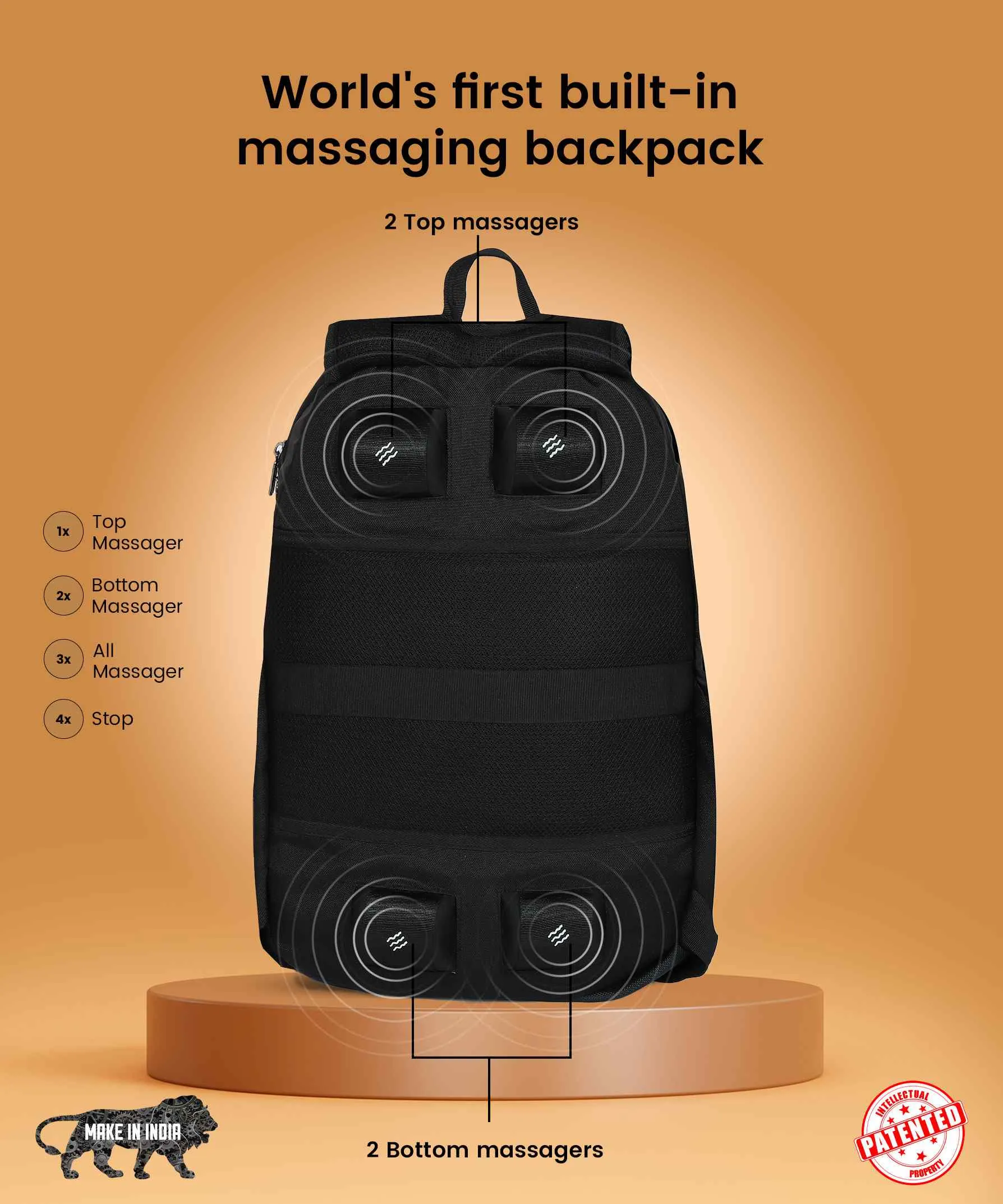 EUME Propine 22L Massager Backpack