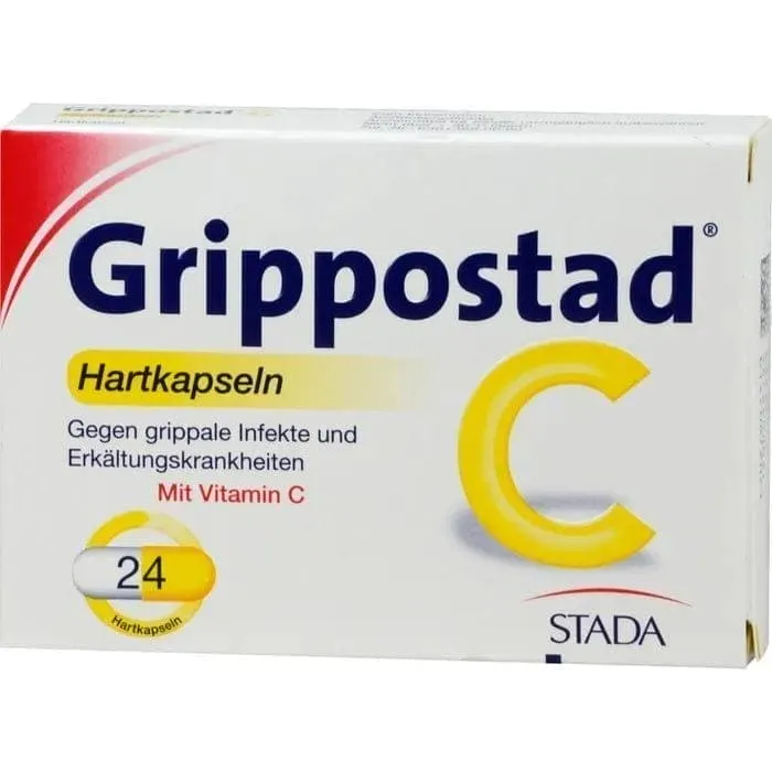 GRIPPOSTAD C, reduce a fever, Chlorphenamine, Caffeine