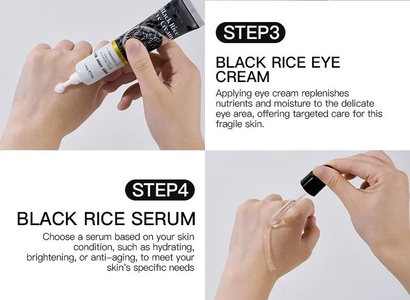 KORMESIC Deeply replenish moisture  black Rice Serum 30ml