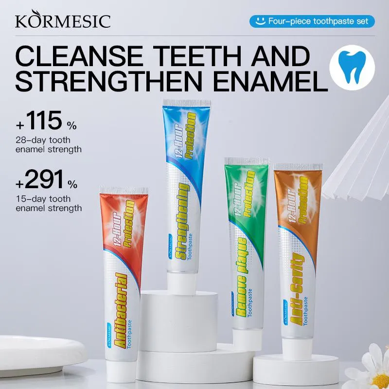 KORMESIC natural ingredients oral health care your teeth feeling & cleaning Red Toothpaste