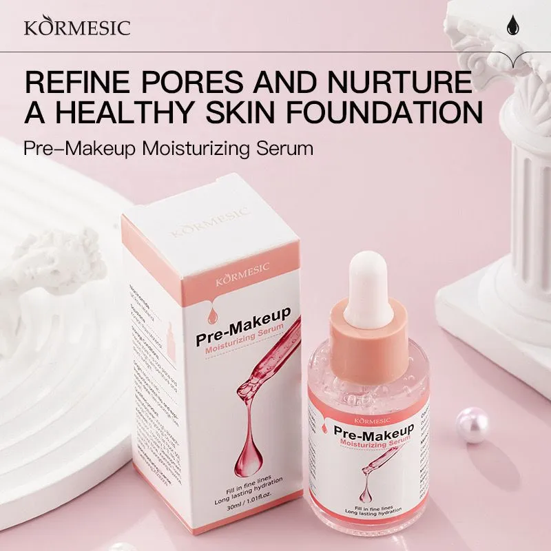 KORMESIC Pre-Makeup Serum with Castor Oil & Niacinamide Moisturizing Skincare Serum 30ml