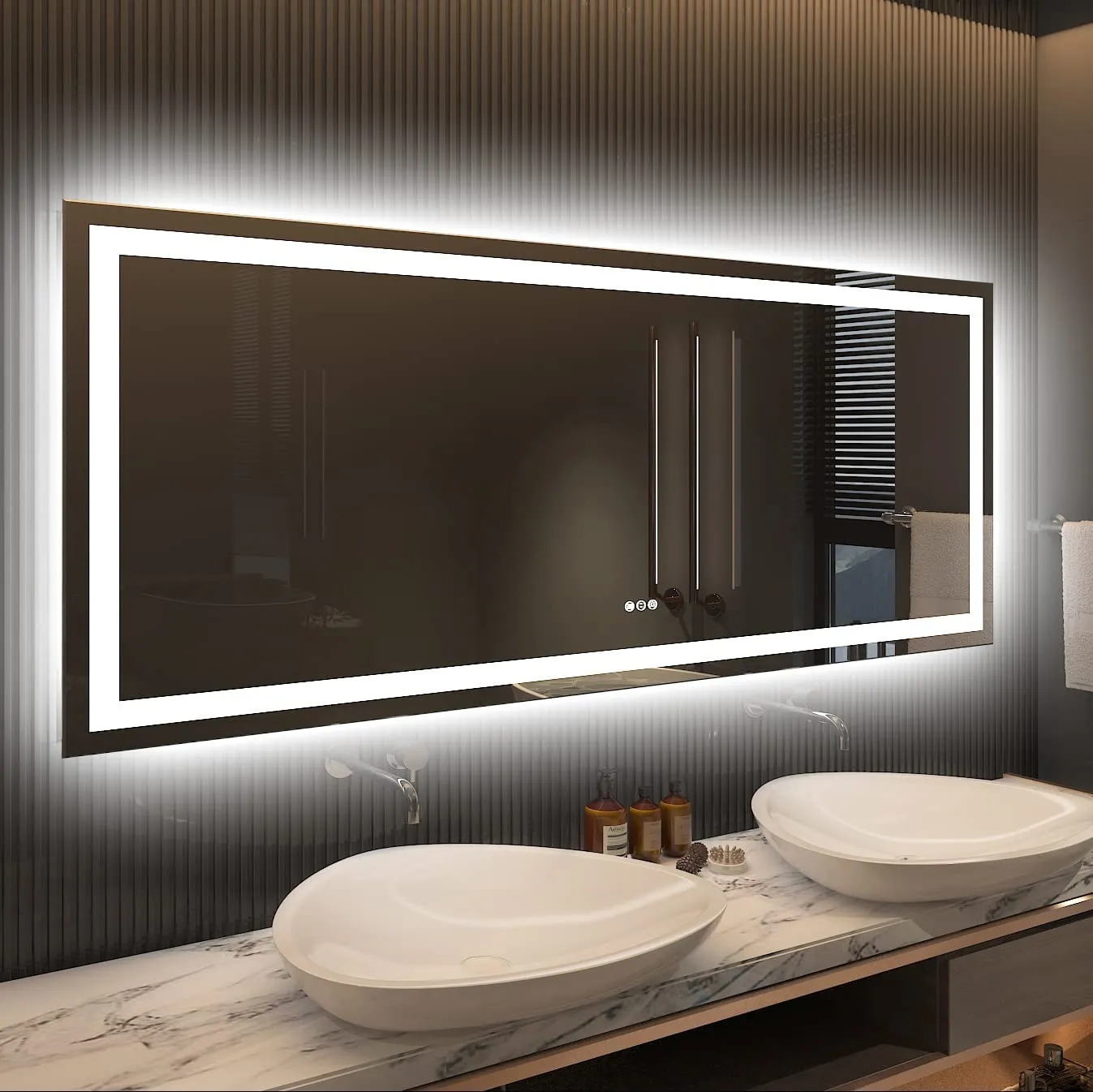 LED Mirror with Front & Backlit