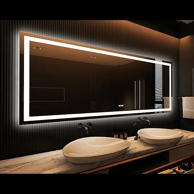 LED Mirror with Front & Backlit