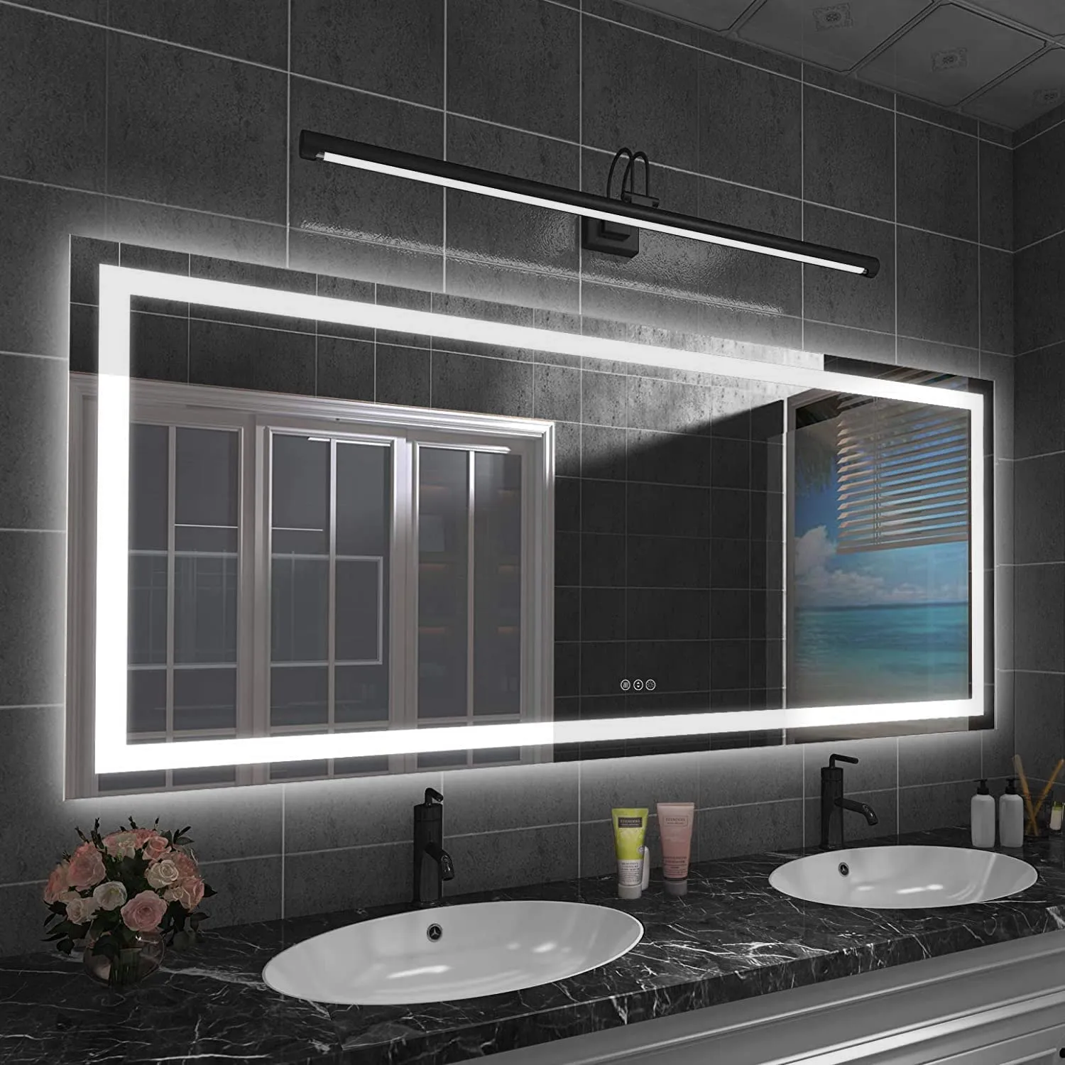 LED Mirror with Front & Backlit