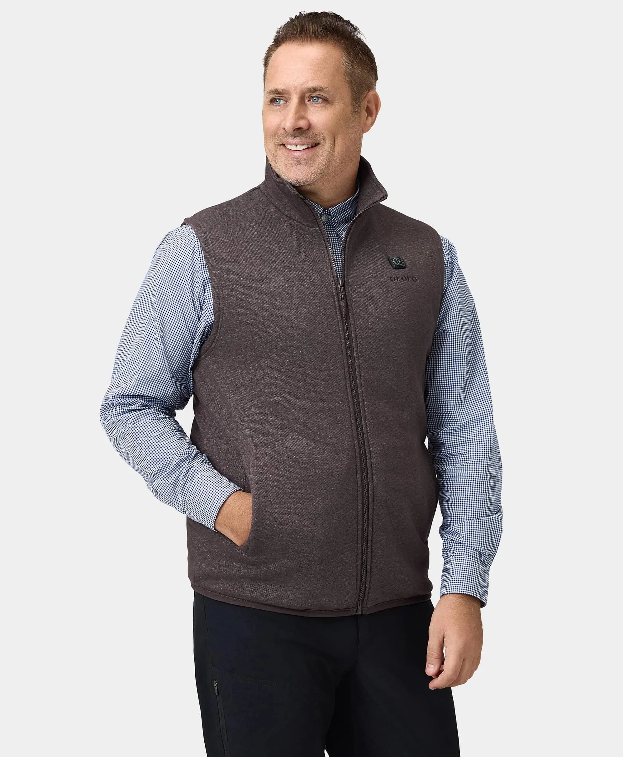 Men's Heated Fleece Vest - New Colors