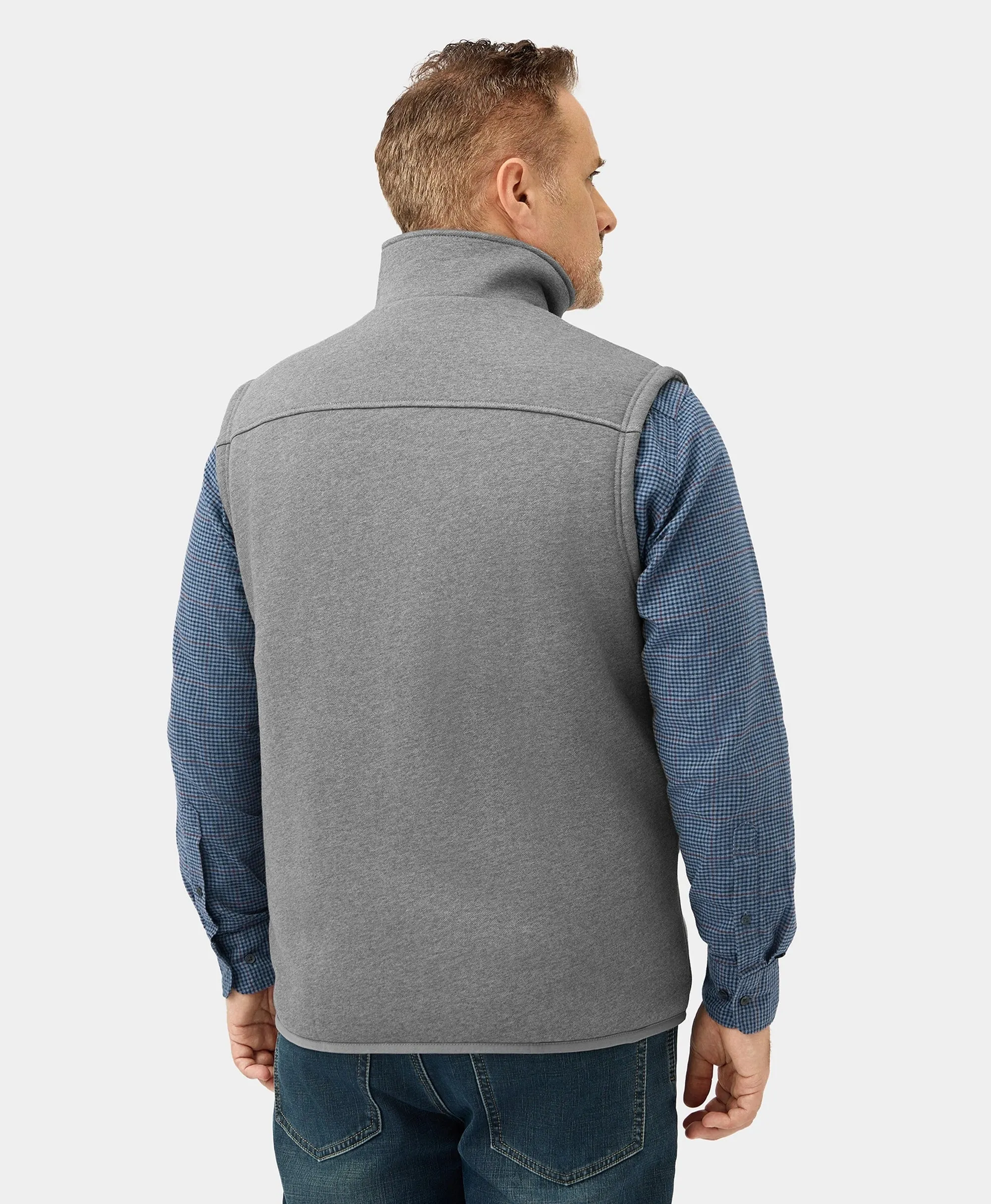 Men's Heated Fleece Vest - New Colors