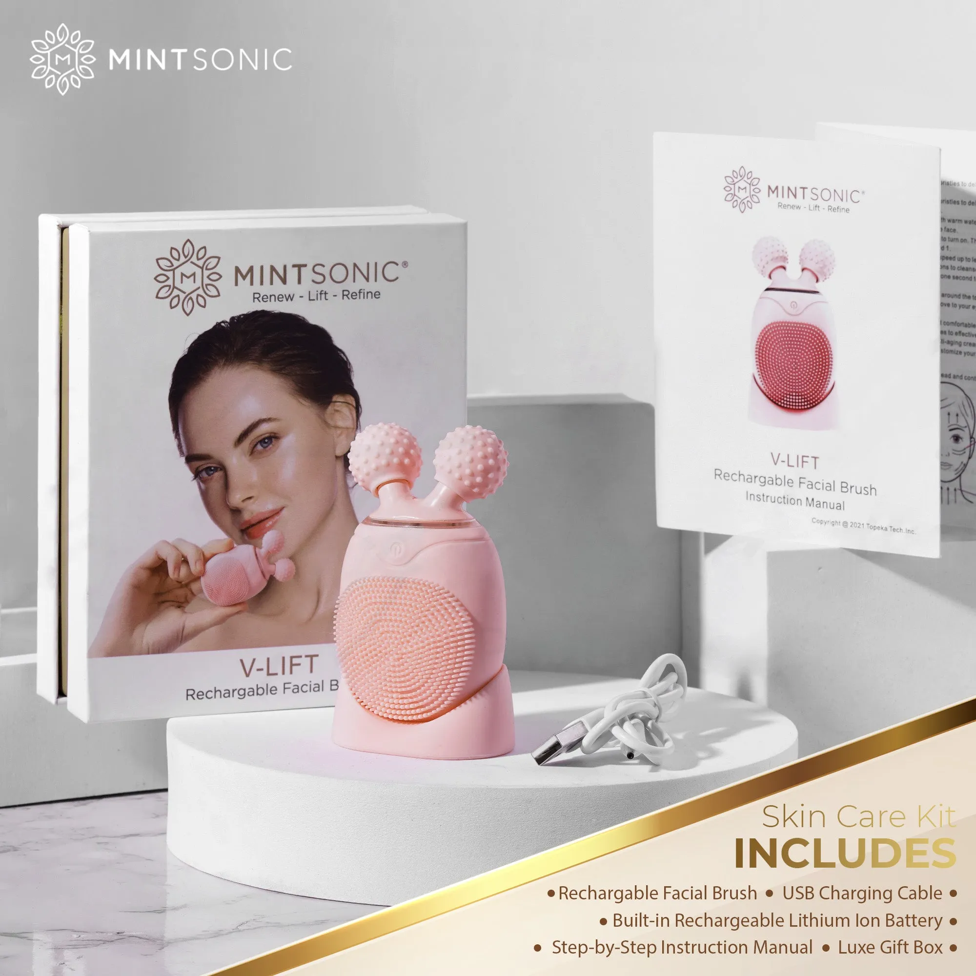 MintSonic V-Lift : Cleanser, Roller & Sculptor