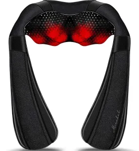 Mirakel Neck Massager, Shiatsu Back Neck Massager with Heat, Electric Shoulder Massager Pillow for Neck, Back, Shoulder, Foot, Leg, Muscle Pain Relief, Christmas, Fathers, Mothers Day, Birthday Gifts