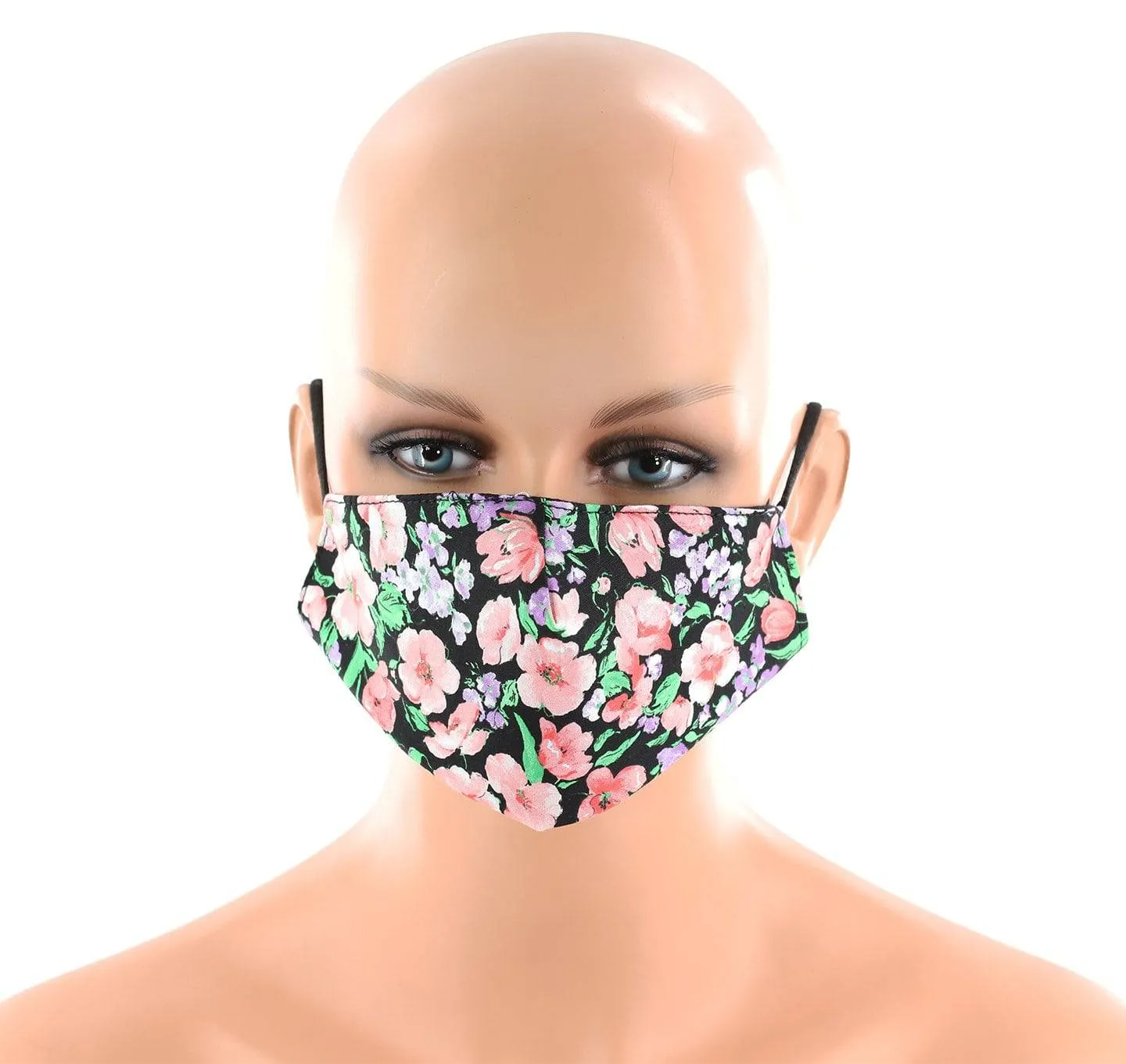 Multi Colored Floral Print Face Mask