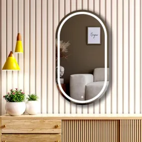 NEVEX Horizontal Wall Mounting Led Mirror with Bathroom,Light Mirror for Wash Besin,Size 17.5X23.5 inch|Mirror with Light 3 Tone (Cool White, Natural White, Warm White).