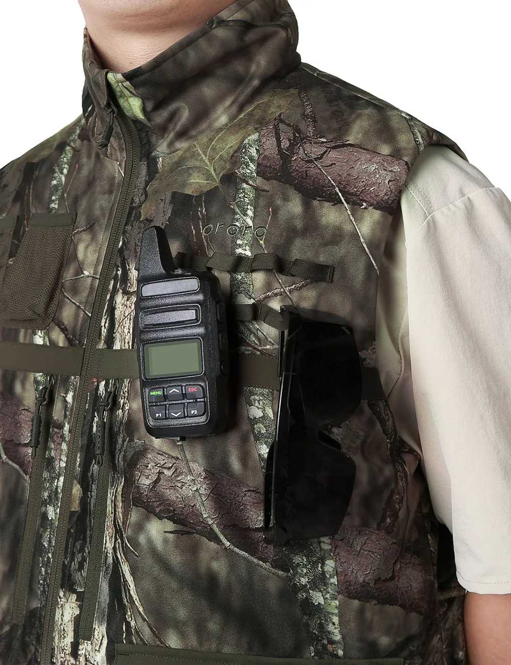 (Open-box) Men's Heated Hunting Vest - Camouflage, Mossy Oak® Country DNA Pattern (Battery Set Not Included)