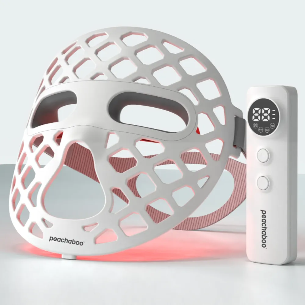 Peachaboo Glo Aurora Silicone LED Light Therapy Mask (with NIR)