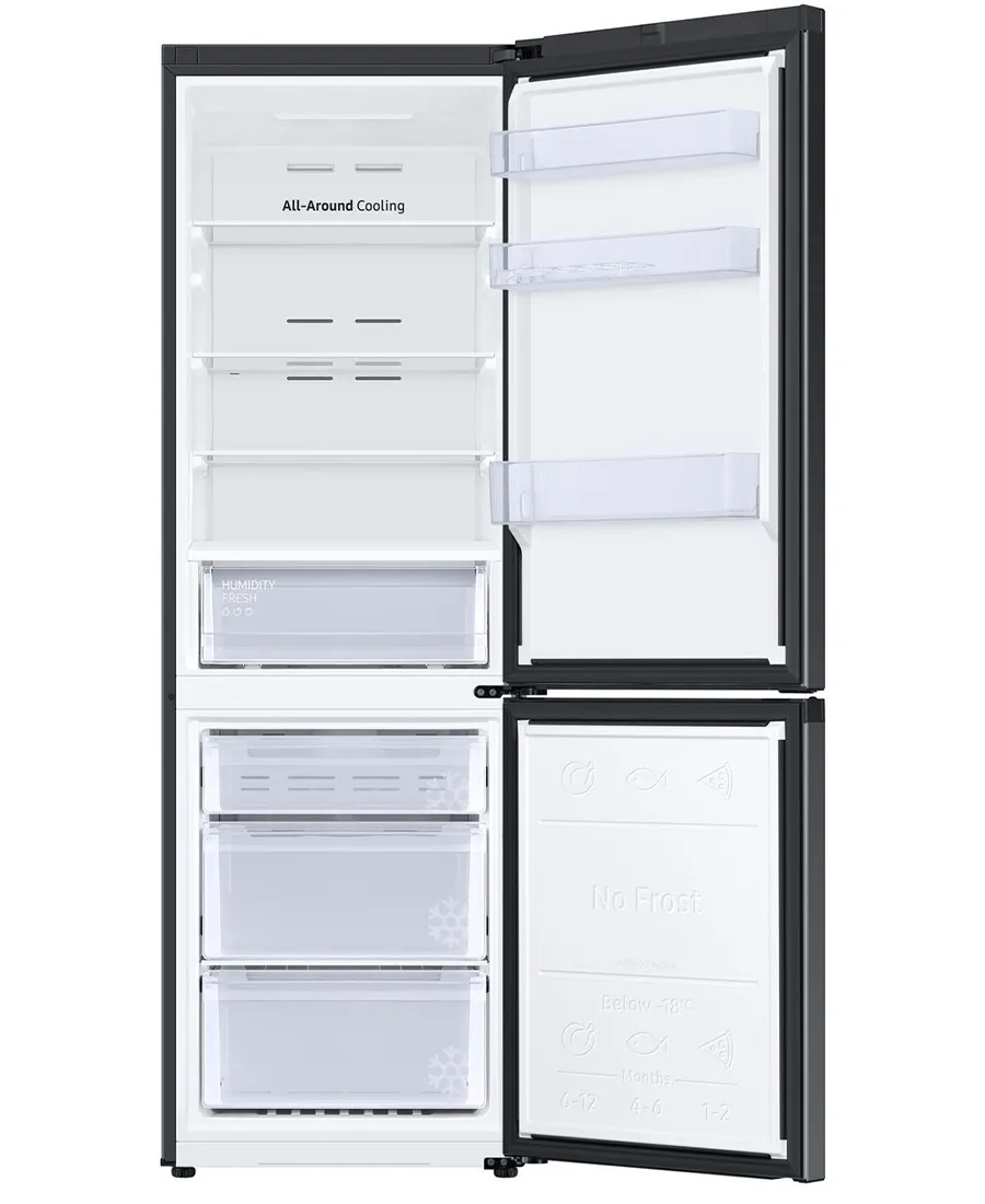 RB7300T 4 Series Classic Fridge Freezer | Black