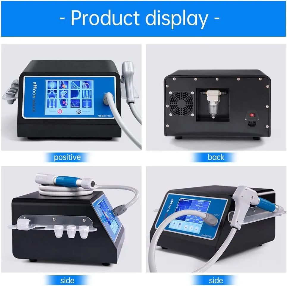 Shockwave Therapy Machine for ED and Pain Relief I Pneumatic 10 bar Shockwave Device ESWT Shockwave Therapy Machine for Anti-Cell-ulite