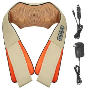 SMAXPLUS™ Hands-Free Neck & Shoulder Shiatsu Back Massager w/ Heat | Deep Kneading