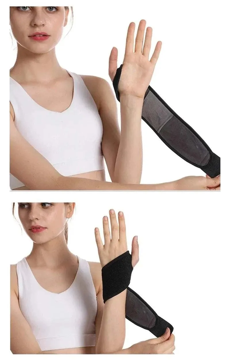 Wrist Brace Carpal Tunnel Arthritis Tendonitis Protector Electric Heating USB Rechargeable Breathable Support Hand Wristband Pad