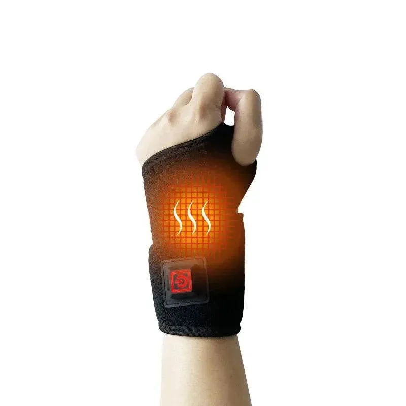 Wrist Brace Carpal Tunnel Arthritis Tendonitis Protector Electric Heating USB Rechargeable Breathable Support Hand Wristband Pad