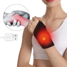 Wrist Brace Carpal Tunnel Arthritis Tendonitis Protector Electric Heating USB Rechargeable Breathable Support Hand Wristband Pad